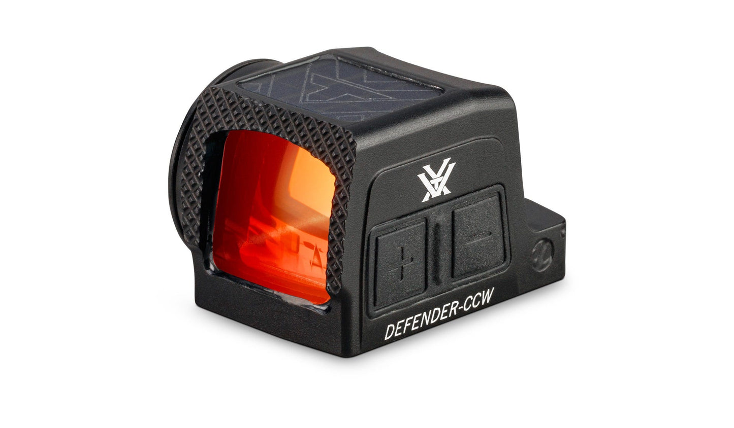 VORTEX DEFENDER CCW ENCLOSED SOLAR MICRO RED DOT 3 MOA