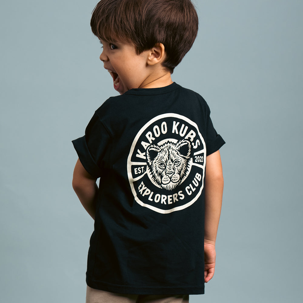 Karoo Kubs Lion Tees / Black 3-4yrs to 13-14