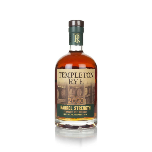 Templeton Rye Barrel Strength Straight Rye Whiskey 2020