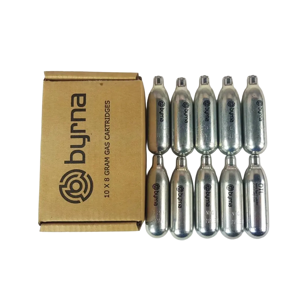 CO2 CANISTERS - 8 GRAM (10 COUNT)