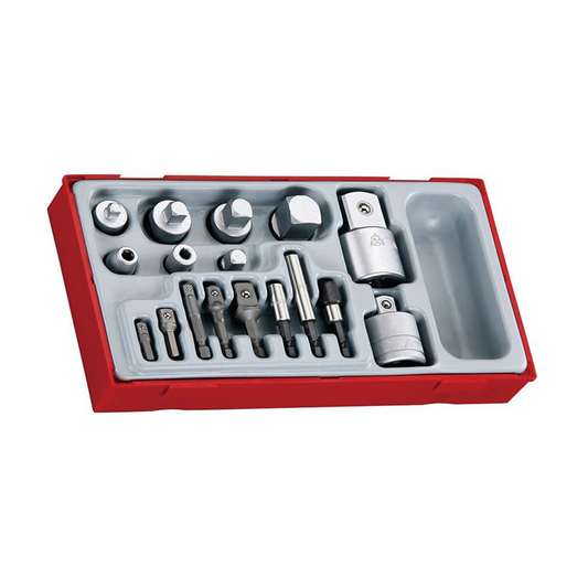 Socket Adaptor Set 17 Pieces TT Tray