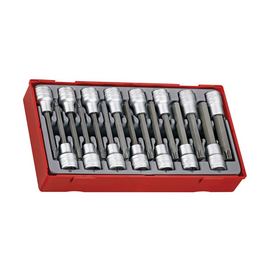 Socket Set 1/2'' Drive Hex/TX Bit 15 Pieces TT Tray