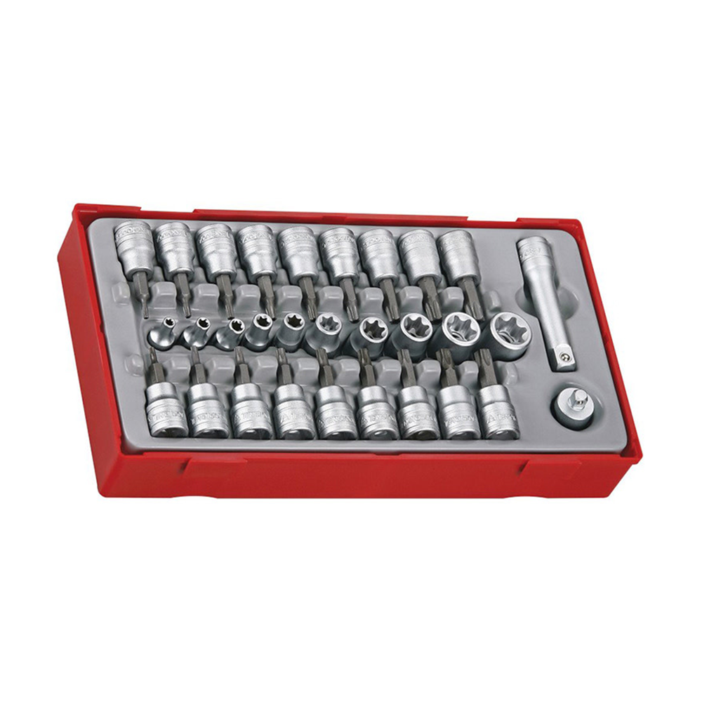 Socket Set 3/8'' Drive 30 Pieces TT Tray