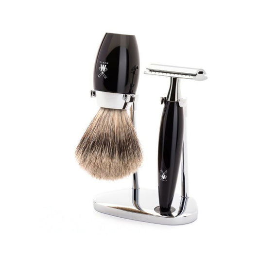 Shaving Set Kosmo 3 piece Fine Black